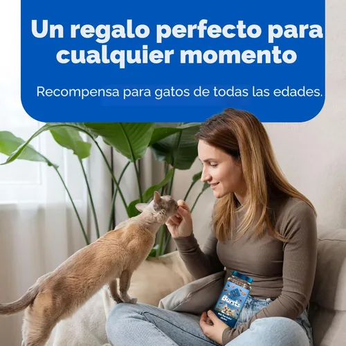 Miniatura 4 de Blue Buffalo - Premios crujientes Bursts para gatos, de pollo, tarro de 340,1 g