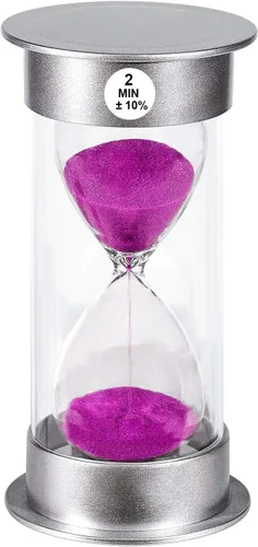 Miniatura 39 de Temporizador de arena de 1 minuto, reloj de arena de plástico de 1 minuto, reloj de arena pequeño de un minuto, temporizador de cristal de arena Azul