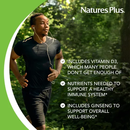 Miniatura 4 de Natures Plus Source of Life Líquido, fruta tropical, 8 onzas líquidas, suplemento multivitamínico y mineral, sin gluten, vegetariano, 8 porciones