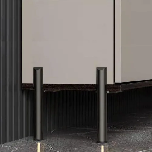 Miniatura 5 de Patas de muebles de 2 pulgadas, patas negras para mesa de café, patas de muebles de metal de mediados de siglo para sofá, gabinete, otomana, juego