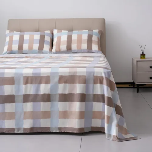 Miniatura 43 de Juego de sábanas de cama de 4 piezas - Tamaño completo - Juego de sábanas de cama de microfibra suave y duradera, bolsillo profundo, resistente a