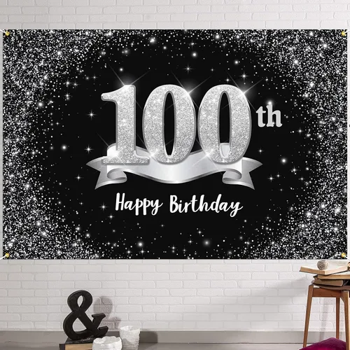 Miniatura 27 de HAMIGAR Telón de fondo de pancarta de feliz 10 cumpleaños de 6 x 4 pies, decoraciones de cumpleaños de 10 años, suministros de fiesta para niñas