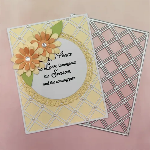 Miniatura 9 de Plantillas de corte de metal, plantillas para bordado, herramientas para álbumes de recortes, flores, encaje, marco, manualidades, plantilla