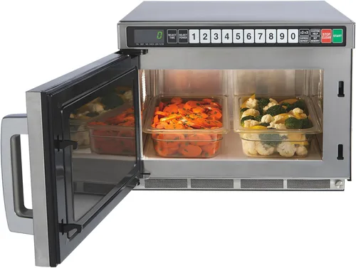 Miniatura 2 de Sharp R-CD1800M - Horno de microondas comercial, TwinTouch resistente con doble touchpads, 1800 vatios, 0.75 pies cúbicos de capacidad, acero