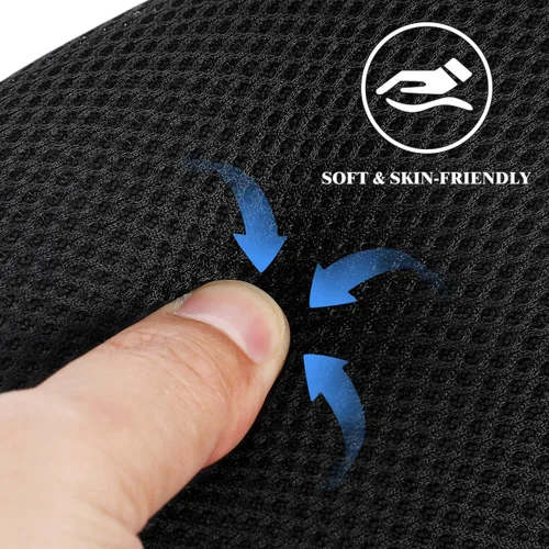 Miniatura 2 de Cabilock Almohada ajustable para reposacabezas para silla de oficina, almohada de apoyo para el cuello, de malla transpirable, cojín de cabeza