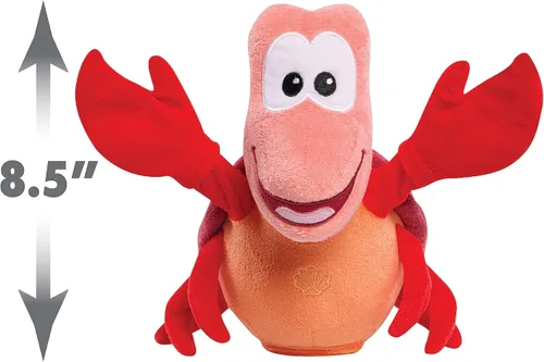 Miniatura 3 de Disney Princess Just Play - Peluche Sebastian de 10 pulgadas, cangrejo rojo, juguetes para niños a partir de 3 años