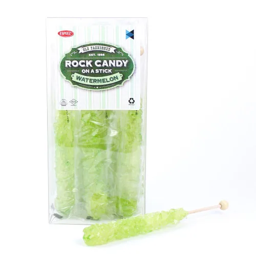 Miniatura 15 de Palitos de caramelo de roca extragrandes: 12 paletas de cereza rosa – envueltas individualmente – Palitos de caramelo de roca de cristal