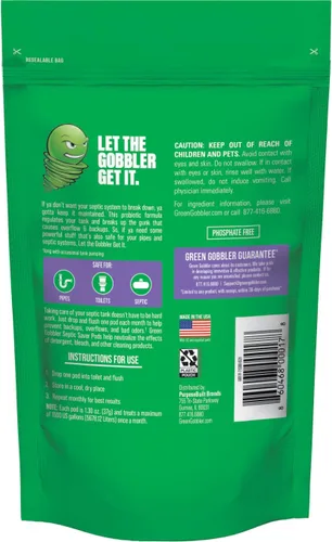Miniatura 2 de Green Gobbler Paquetes para resolver problemas sépticos – Suministro para 6 Meses (App recordatoria de Green Gobbler)