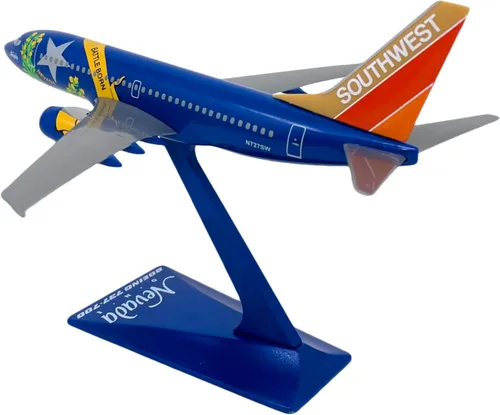 Miniatura 2 de Boeing Southwest Airlines Nevada 737-700 Escala 1:200 - Modelo de avión de plástico a presión - Réplica coleccionable de aviones Southwest Airlines