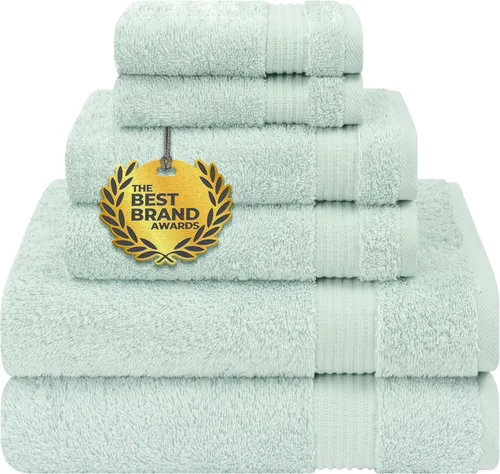 Miniatura 119 de Cotton Paradise - Juego de 4 toallas de mano para baño, 100% algodón turco, toallas suaves y absorbentes para la cara, toallas de mano color gris