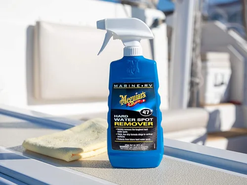Miniatura 6 de Meguiar's Paquete de quitamanchas de agua calcárea y paño de microfibra.