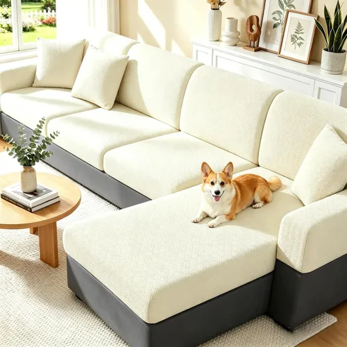 Miniatura 65 de YEMYHOM 【Liquidación】 Fundas Elásticas para Cojines de 1 Pieza, Fundas de Cojín de Asiento para Sofá y Silla, Funda Suave de Sofá de Repuesto