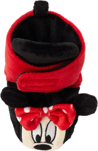 Miniatura 5 de Disney Botines Minnie Mouse para bebés y niñas, calcetines de vellón suave (recién nacidobebé)