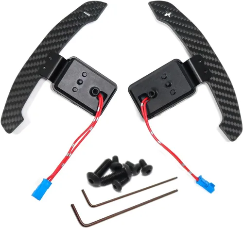 Cambio magnético de paletas de coche para BMW M2 M3 M4 G87 G20 G30 G80 G82 F80 F82 F87 F30 F32 Z4 G29 F20 F30 F31 F32 F33 G22 G23, fibra de carbono