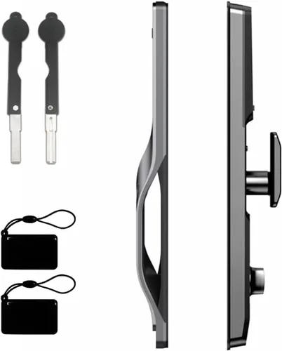 Miniatura 7 de Sophies Cerradura de puerta inteligente con cámara, cerraduras inteligentes Wi-Fi totalmente automáticas con reconocimiento facial 3D biométrico