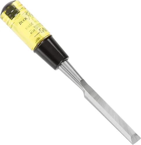 Miniatura 10 de Buck Brothers 120102BC Cincel de madera de 3/8 pulgadas, fabricado en Estados Unidos, para cortar y terminar cortes en carpintería y carpintería