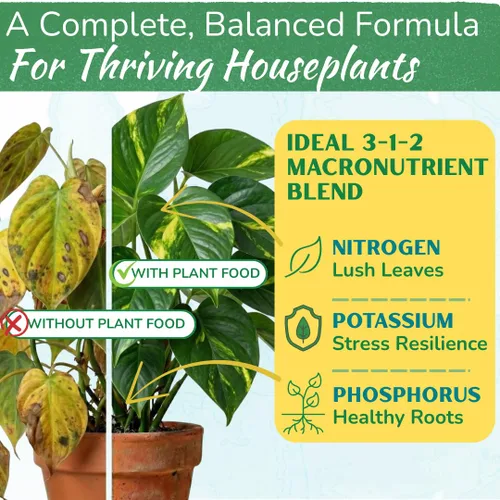 Miniatura 2 de Abono para Plantas de Interior de Houseplant Resource Center - Fertilizante Líquido Orgánico para Pothos, Lirio de Paz, Monstera, Cactus y Más - 8 oz