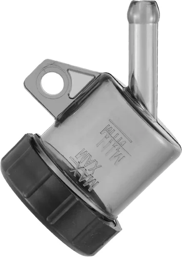 X AUTOHAUX Depósito universal de aceite líquido para motocicleta ATV cilindro maestro depósito de aceite de freno trasero tanque de embrague para