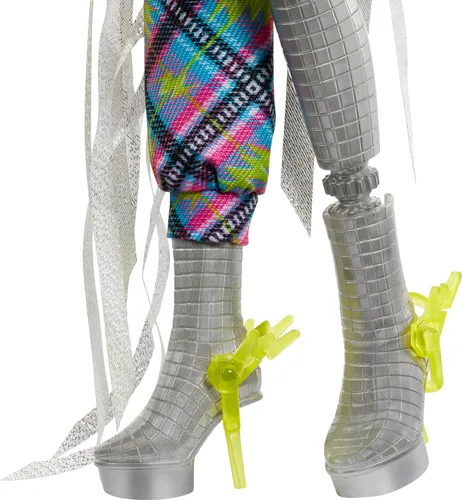 Miniatura 4 de Monster High Muñeca del Festival Monster Fest, Frankie Stein con atuendo glamuroso y accesorios temáticos del festival como bocadillos, póster