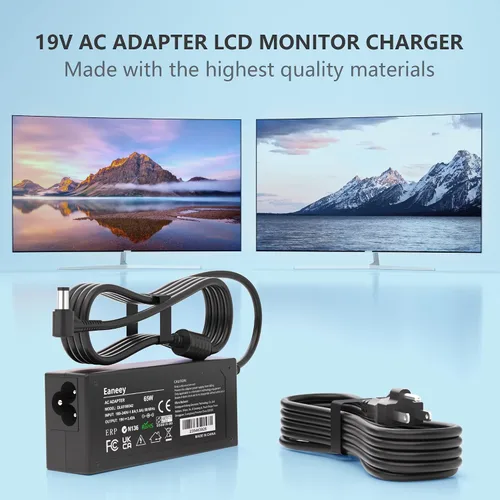 Miniatura 4 de Adaptador de 19 V compatible con monitor LG de 34 pulgadas, 32 pulgadas, 29 pulgadas, 27 pulgadas, 24 pulgadas, 23 pulgadas, 22 pulgadas, 20