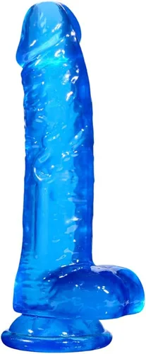 Consolador de Ventosa Azul - Consolador Grande Realista de 8.2 Pulgadas, Juguete Sexual para Adultos con Ventosa, Adecuado para Mujeres/Hombres/Gay,