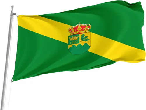 Puebla de la Sierra, bandera de Madrid, impresión de diseño único, doble costura, bandera de la provincia de España 3x5 para exteriores, banderas