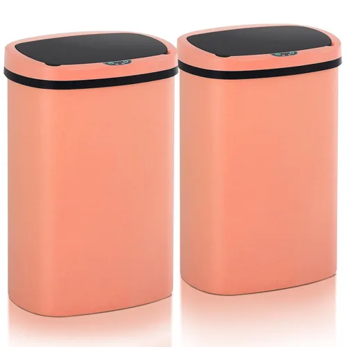 Miniatura 20 de Basurero de cocina con sensor de movimiento de 13 galones, cubo de basura con sensor automático de 50 L, cubo de basura inteligente con tapa