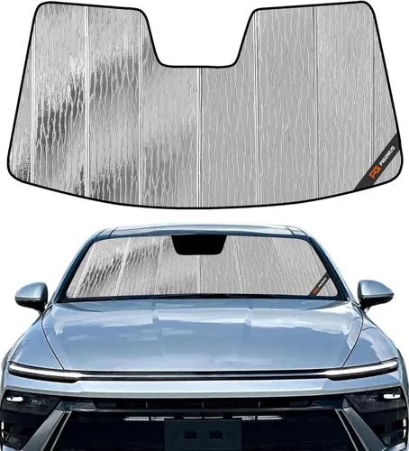 Miniatura 11 de Pigenius Parasol para parabrisas para Hyundai Sonata 2020-2023 Parasol para ventana delantera - AstraGuard Plateado