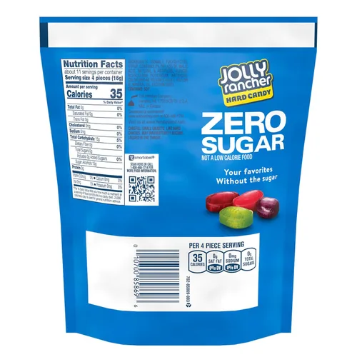 Miniatura 2 de JOLLY RANCHER Bolsa de dulces duros con sabor a fruta variada Zero Sugar, 6.1 onzas
