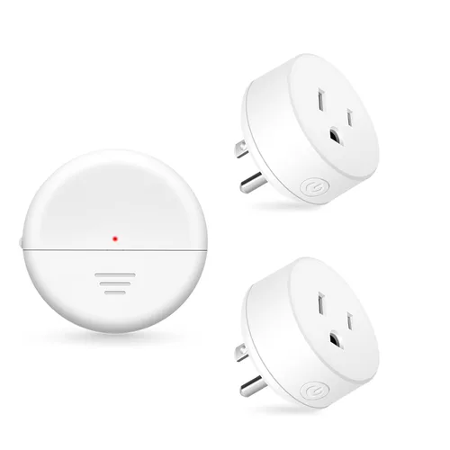 Miniatura 40 de NineLeaf Interruptor de salida remoto inalámbrico, interruptor de lámpara remoto, interruptor decorativo de enchufe de luz de encendido y apagado