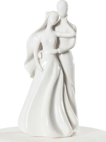 Wedding Collectibles Figura de decoración de pastel de silueta de amor