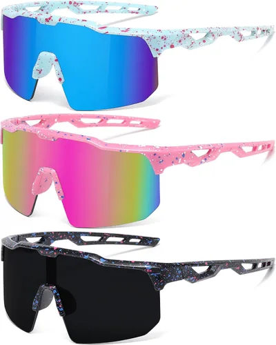 Miniatura 15 de Youth Baseball Sunglasses for Boys Girls Softball Cycling Sports Sunglasses Kids Lightweight UV Protection