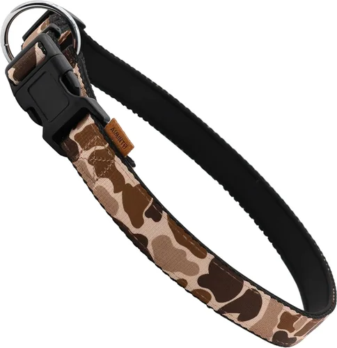 Miniatura 33 de Collar de perro, bonito patrón floral, collar suave y ajustable con hebilla de liberación rápida (S (cuello 11-18 pulgadas, ancho 5/8 pulgadas)