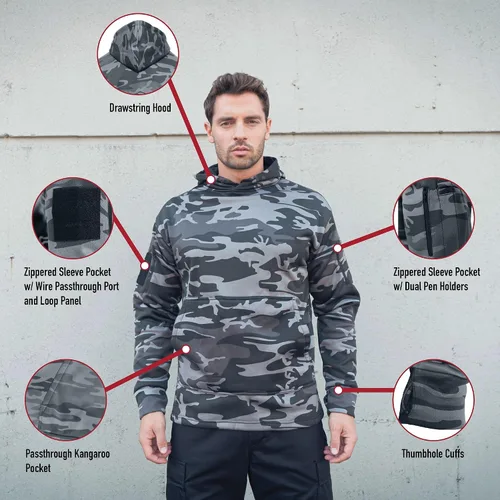 Miniatura 3 de Rothco mens Hoodie,tactical