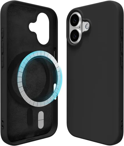 Miniatura 117 de oakxco Funda de silicona para iPhone 12 Pro Max, magnética, compatible con carga inalámbrica Magsafe, cubierta protectora de goma suave y delgada