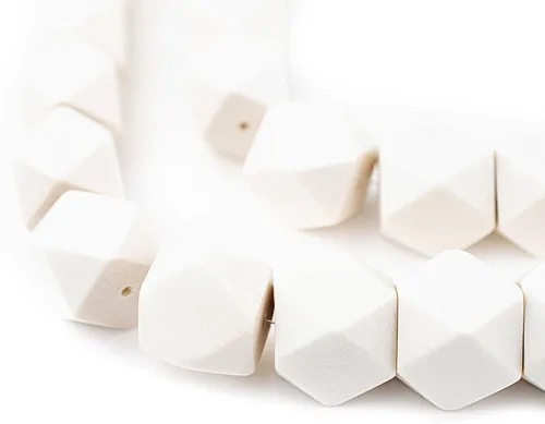 Miniatura 39 de TheBeadChest - Cuentas de madera de cubo sin esquinas azul azul: cuentas orgánicas naturales de corte de diamante de 0.787 in para la fabricación