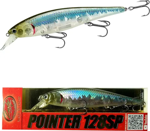 Miniatura 31 de LUCKY CRAFT Pointer 128SP, Señuelo de Pesca de Lubina de Lago de Agua Dulce, Jerkbait, Suspendido, Aparejos de Pesca, Accesorios de Pesca, Equipo