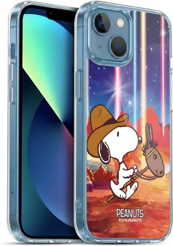 Miniatura 165 de Head Case Designs Funda de gel con licencia oficial de Peanuts Nebula Cactus Needles Snoopy Space Cowboy [protección de grado militar] compatible