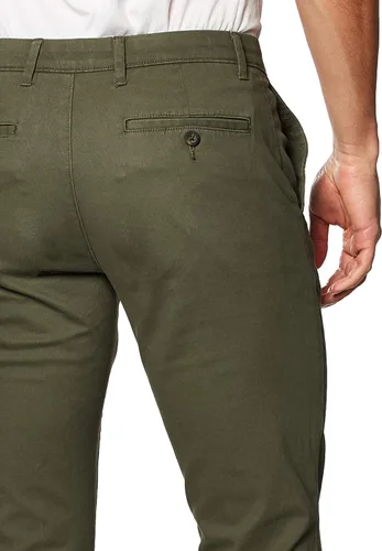 Miniatura 2 de Tienda Essentials - Pantalones caqui de corte ajustado, elásticos, informales, para hombre