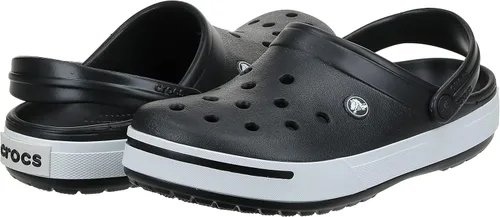 Miniatura 7 de Crocs - Zuecos Crocband para hombre y mujer, negro, 10