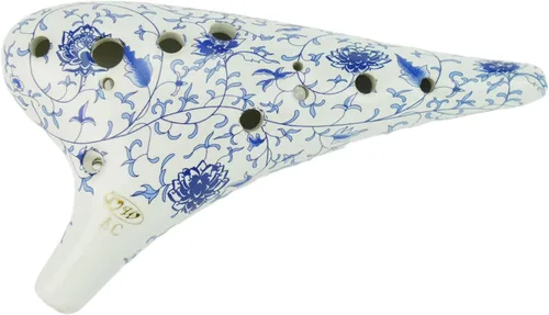 Miniatura 10 de Forest Whisper" 12 Agujero Ocarina Clásico strawfire obra maestra Colleccionable, alto C, recomendado por Tienda propietario OcarinaWind® Natural