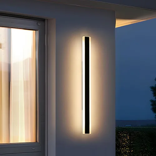Miniatura 30 de Luces de Pared Modernas para Exterior de Casa, Apliques de Pared al Aire Libre de 23.6 Pulgadas, 3 Luces Color 3000K/4500K/6000K, Resistente al Agua