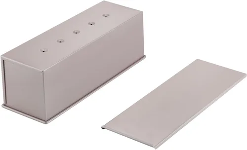 Miniatura 8 de CHEFMADE Caja tostadora con tapa, a rayas o estructura lisa, antiadherente, Teflon, para hornear