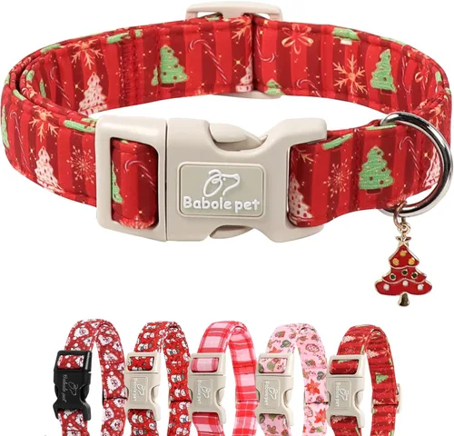 Miniatura 54 de Collar de otoño para perro, lindo collar de cachorro con hojas de otoño, ligero, cómodo, ajustable, para mascotas pequeñas, medianas y grandes