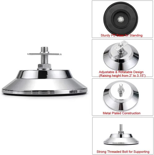 Miniatura 3 de OwnMy 4 niveladores de patas de mesa de billar/billar, elevadores de nivelación para mesa de fútbol/fútbol, mesa de ping pong, mesa de hockey
