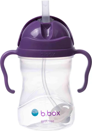 Miniatura 29 de b.box Vaso para sorber con popote pesado. Bebe desde cualquier ángulo, a prueba de fugas, a prueba de derrames, fácil agarre. Sin BPA, apto