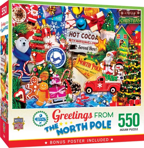Miniatura 13 de MasterPieces Rompecabezas de 550 piezas para adultos y familia, saludos desde la ruta 66-18 x 24 pulgadas