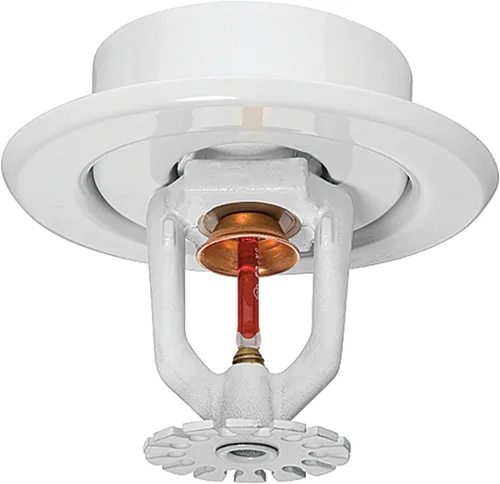 Miniatura 3 de Metal Magery IPS - Placa de cabeza de escudo para aspersor de incendios, 2 piezas, anillo blanco de 1/2 pulgada, paquete de 6