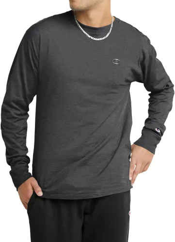Miniatura 87 de Champion Camiseta de manga larga para hombre, camiseta clásica para hombre (regular o grande y alto)
