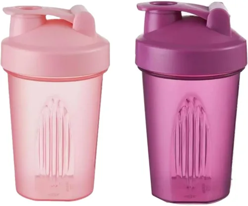 Miniatura 13 de Cekaso Batidora de botellas para batir y antes del trabajo, la mejor taza agitadora (sin BPA) con tapa de bucle clásico y bola batidora, botella